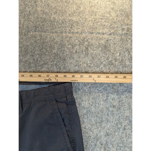 Columbia Chino Shorts 40x8 Men's Performance Outdoor 100% Cotton Shell Navy - Picture 3 of 9